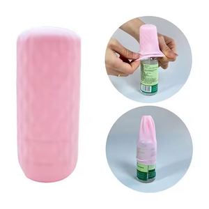 Reusable Elastic Sleeves Portable Leak-Proof Silicon Travel Bottle Cover Business <b>Gift</b> for Bottles - Product Image 4