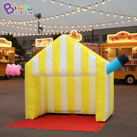 Kiosque gonflable portable, tente de concession alimentaire gonflable personnalisée, stand publicitaire gonflable pour crème glacée pour le carnaval