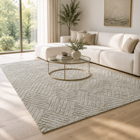 Tapis moderne en cachemire jacquard à poils longs, moelleux, 3D, de grande taille, fabriqué à la machine, pour chambre à coucher, chambre d'enfant, chambre d'adolescent
