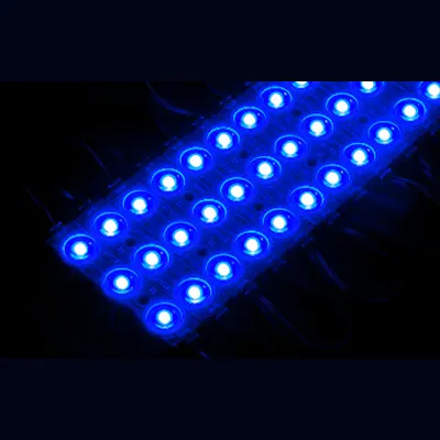 Module LED bleu de 12V, 1.32W, 3 puces, certifié CE RoHS, en Stock aux états-unis