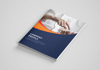 Brochure personnalisée avec impression de logo, reliure piquée à cheval, manuel d'instructions, dépliant fabriqué en papier fantaisie et offset