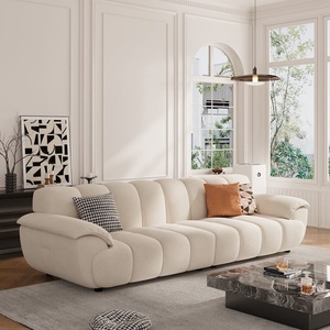 Modern Living Room Velvet Combination <strong>Sofa</strong> <strong>Foam</strong> Filled Linear <strong>Sofa</strong> sealed Packaging Multiple Sizes Are Available for Selection - Product Image 1