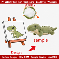 Jouets en peluche personnalisés OEM ODM, animaux en peluche doux, dinosaures, ours en peluche, jouets en peluche rembourrés, cadeaux
