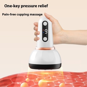 Masseur de ventouses électrique rechargeable à 9 vitesses grattage du corps corps brûlant les graisses <span class=keywords><strong>Anti</strong></span>-<span class=keywords><strong>cellulite</strong></span> <span class=keywords><strong>ventouse</strong></span> grattage masseur - Product Image 2