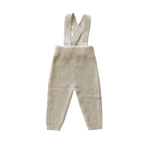 Salopette en Tricot de Coton Biologique Personnalisable pour Bébé, Grenouillère Décontractée pour Nouveau-Né, Combinaison pour Hiver & Automne, Vêtements pour Bébé Faits Main - Product Image 3