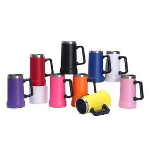 Nueva Taza de Regalo Aislada al Vacío de Acero Inoxidable 304, 24oz, Estilo Brasileño con Asa, Diseño Moderno para Uso Doméstico - Product Image 5