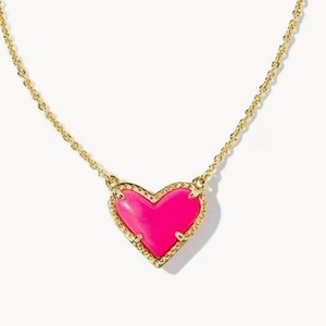Collana Delicata con Cuore Rosa per Donne, Ciondolo <span class=keywords><strong>in</strong></span> Quarzo Rosa Placcato <span class=keywords><strong>Oro</strong></span>, Gioielli Minimalisti, <span class=keywords><strong>Ciondoli</strong></span> e Charm alla Moda - Product Image 3