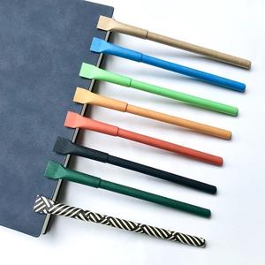 Bolígrafo Ecológico de Papel Kraft con Logotipo Personalizado, Venta Caliente de Fábrica - Product Image 1