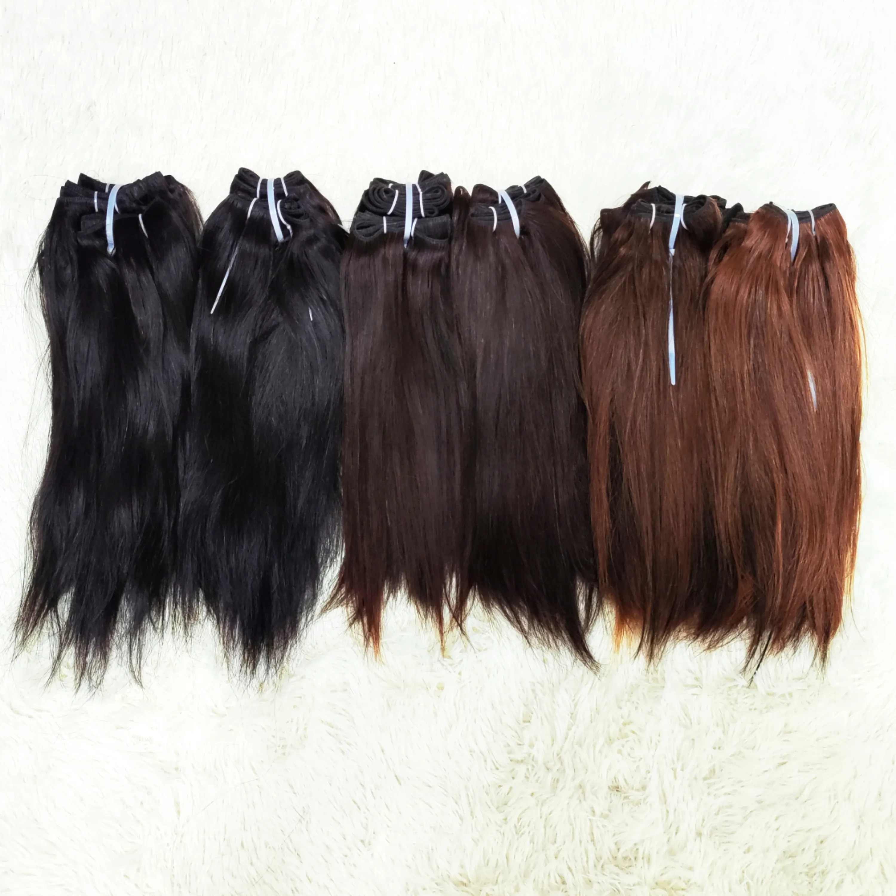 Letsfly Original Haar Seidig Gerade Peruanische Jungfrau Haar Großhandel Mix Braun Gelb Farbe Für Schwarze Frau Kostenloser Versand