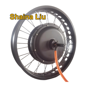 DGWZ 80-100km/h 60V 72V 3000W 5000W 20x4.0 20英寸宽胎雪地自行车电动自行车轮毂后轮辐条电机改装套件 - Product Image 4
