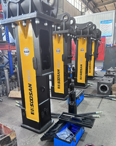 Disjoncteur hydraulique SQ 50 en forme de boîte adapté aux excavatrices avec un poids porteur de 11 à 16 tonnes - Product Image 1