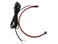Bobine Rogowski flexible en cuivre KH-RL100 5000A/500mV avec fenêtre en plastique de 100 mm et ouverture de fil de 1,8 m