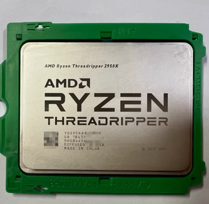 สำหรับ <span class=keywords><strong>AMD</strong></span> <span class=keywords><strong>Ryzen</strong></span> <span class=keywords><strong>Threadripper</strong></span> <span class=keywords><strong>2950X</strong></span> 16-Core 32-Threads 3.50GHz 180W S TR4 ซีพียู โปรเซสเซอร์ - Product Image 1