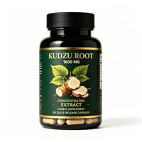 Extrait végétal de Pueraria Lobata Puerarin Isoflavone, capsules de complément alimentaire à base de racine de Kudzu