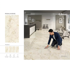 Glorious White Marble Look Porcelain Tiles 2x4 Ft Polished Luxury Wall Floor Collection - Product Image 5