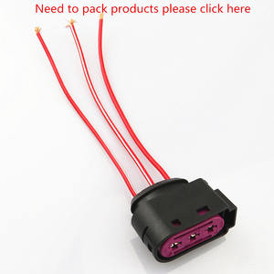 Piezas de automóvil 1J0937773 caja de fusibles Cable de enchufe de conector de 3 pines para VW Beetle <span class=keywords><strong>Bora</strong></span> Golf <span class=keywords><strong>MK4</strong></span> A3 TT Octavia Seat Leon Toledo - Product Image 2