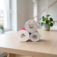 Rouleau de papier hygiénique en bambou, papier toilette bon marché, vente directe d'usine, en chanvre, livraison directe