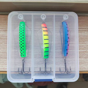 เหยื่อปลอม <span class=keywords><strong>MISTER</strong></span> LURE 3 ชิ้น/กล่อง 7 กรัม 13.5 กรัม 20 กรัม 26 กรัม เหยื่อปลอมพลาสติกแบบผิวน้ำ สำหรับตกปลาแซลมอน เหยื่อตกปลาแบบชุด - Product Image 4