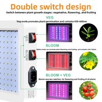 Lampe LED à spectre complet étanche IP65 transfrontalière pour la croissance des plantes en serre et des plantes en pot (phase végétative)