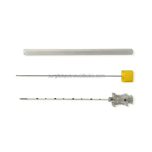 20G Medical Disposable Echo RF Needle Curved Straight Tip RF Cannula Echogenic RF Cannulas With Ultrasound