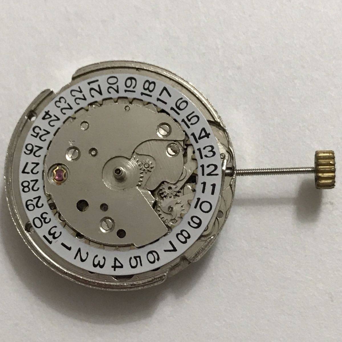 2813 Stainless Steel Automatic Mechanical Movement Waterproof 3-Hand Single  Calendar Watch Parts Battery Metal Watch Movement