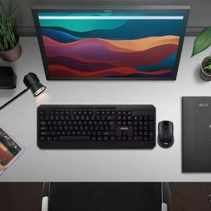 Ensemble <span class=keywords><strong>clavier</strong></span> et <span class=keywords><strong>souris</strong></span> de bureau avec logo personnalisé, <span class=keywords><strong>souris</strong></span> et <span class=keywords><strong>clavier</strong></span> sans fil pour ordinateur, design ergonomique imperméable pour le bureau et les jeux - Product Image 5