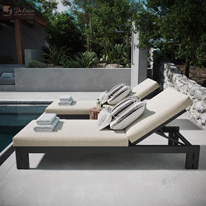 Juego de sofás de jardín de aluminio de lujo Muebles de exterior contemporáneos de 3 asientos con cojines impermeables a prueba de herrumbre y duraderos - Product Image 6