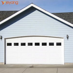 <span class=keywords><strong>Porte</strong></span> <span class=keywords><strong>de</strong></span> <span class=keywords><strong>garage</strong></span> sectionnelle moderne à grain <span class=keywords><strong>de</strong></span> bois avec fenêtre artistique, taille personnalisée, <span class=keywords><strong>porte</strong></span> basculante, Super Usine - Product Image 4