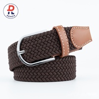 Ceinture extensible OEM pour hommes, sans boucle, confortable, ajustable, en toile, tendance, directement de l'usine, durable, ajustement confortable, pour le golf et les loisirs