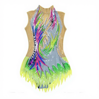 LIUHUO Tenues de gymnastique, justaucorps, costumes d'aérobic et de danse, tenues de spectacle tribal et de danse orientale, robes de patinage artistique, manches de danse classique