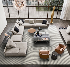 Tapis moderne fait main en laine, abstrait, rectangulaire, à poils coupés, lavable, adapté à un usage commercial, domestique ou de <span class=keywords><strong>bureau</strong></span> - Product Image 4