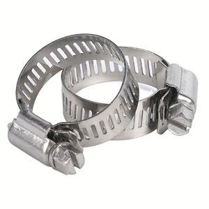 Système de suspension en acier inoxydable pour câbles de guirlandes lumineuses, pinces de fixation pour tous types de câbles dissymétriques - Product Image 1