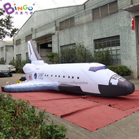 Modèle d'avion spatial gonflable commercial pour événements extérieurs, fusée gonflable géante pour la publicité et la décoration