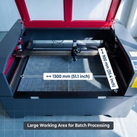 Machine de découpe laser CO2 professionnelle pour acrylique, meubles en MDF, graveur laser CNC 1390, 1300x900mm avec moteur servo haute vitesse