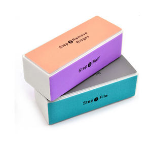 บล็อกขัดเล็บ 4 ด้าน ราคาถูก MOQ ต่ำ รับผลิตตามสั่ง ขายส่ง ตะไบและบัฟเฟอร์เล็บ - Product Image 2