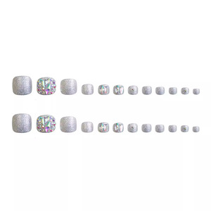 Faux ongles d'orteils en gros de haute qualité, très demandés, amovibles, courts, pour <span class=keywords><strong>nail</strong></span> <span class=keywords><strong>art</strong></span> - Product Image 4