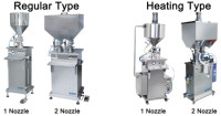 Machine semi-automatique de remplissage de mélangeur thermique de vaseline de bougie de cire machine d'embouteillage de chauffage de mélange de gelée de pétrole