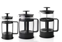 Coffrets cadeaux personnalisés avec logo, presse à café en verre, vente en gros, presse à café en plastique tendance pour voyage, marque privée