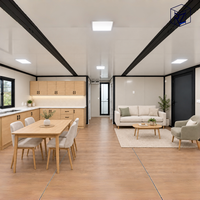Maison conteneur extensible de 30 pieds, 2 chambres, préfabriquée, modulaire, avec salle de bain, cuisine, isolée, pour la vie en famille