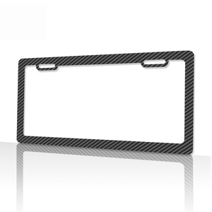 Marco para Matrícula de Coche de Paraguay al por Mayor, Patrón de Fibra de Carbono, Logotipo Personalizable - Product Image 2