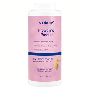 Poudre pour bébé personnalisée à l'oxyde de zinc et à l'amidon de maïs, Cologne, Poudre corporelle parfumée anti-irritations, Sans talc, OEM, Chine - Product Image 2