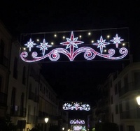 Luces Decorativas Navideñas LED 2D con Motivos Urbanos