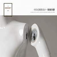 Neuheiten Luxus-Design Weibliche Schaufensterpuppe Glänzend Weiß Eierkopf-Form Sitzende Pose für Mode-Schaufenster