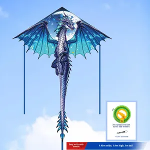 Nouvelle Grande Cerise en Voile Pterodactyle 2025 pour Enfants et Adultes, Facile à Piloter dans une Brise Légère, en Nylon - Product Image 6