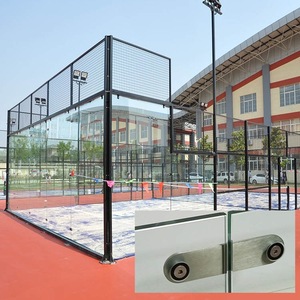 UNI 10*20M kualitas tinggi 12mm pabrik grosir kaca Tempered dayung panorama Padel lapangan tenis untuk penggunaan luar ruangan dan kamar mandi - Product Image 4