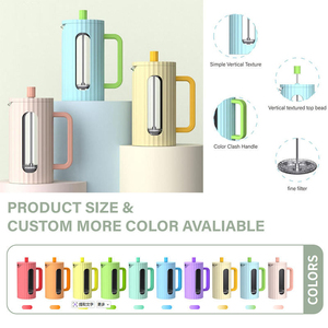 Cafetière à piston en acier inoxydable 304 de qualité supérieure, compatible induction, pour expresso et café italien, avec logo personnalisé pour la maison et le bureau - Product Image 3
