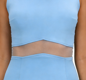 Traje de Spandex Azul <span class=keywords><strong>Tango</strong></span> para Mujer Adulta, Top y Falda - Product Image 5