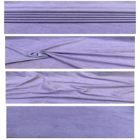 Nouveau design 2024 – Tissu en suède tricoté élastique uni, respirant et léger, pour jouets, oreillers et chaussures pour garçons et filles