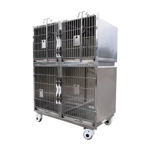 Cage pour animaux en acier inoxydable 304 de haute qualité EUR PET Factory Wholesale