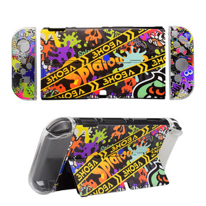 Splatoon 3 Theme <b>Switch</b> <b>Case</b> Protective Stand With Joystick Caps And Skin Cover For Nintendo <b>Switch</b> - Product Image 2
